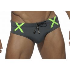 MAILLOT DE BAIN GRIS FEDERATION CROSS 1524 – ES COLLECTION