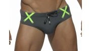 MAILLOT DE BAIN GRIS FEDERATION CROSS 1524 – ES COLLECTION