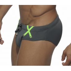 SLIP DE BAIN GRIS FEDERATION CROSS 1524 – ES COLLECTION