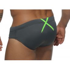 MAILLOT DE BAIN GRIS FEDERATION CROSS 1524 – ES COLLECTION