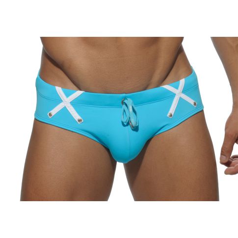 SLIP DE BAIN TURQUOISE FEDERATION CROSS 1524 – ES COLLECTION