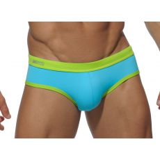 SLIP DE BAIN  TURQUOISE  BASIC SPORTIVE ADS027 - ADDICTED