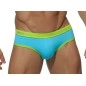 SLIP DE BAIN  TURQUOISE  BASIC SPORTIVE ADS027 - ADDICTED
