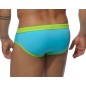 SLIP DE BAIN  TURQUOISE  BASIC SPORTIVE ADS027 - ADDICTED