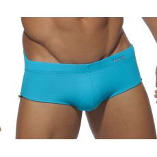 SLIP DE BAIN  TURQUOISE AJUSTABLE SIDE MESH ADS038 - ADDICTED