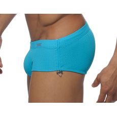SLIP DE BAIN  TURQUOISE AJUSTABLE SIDE MESH ADS038 - ADDICTED