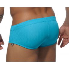 SLIP DE BAIN  TURQUOISE AJUSTABLE SIDE MESH ADS038 - ADDICTED