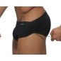 SLIP DE BAIN  NOIR AJUSTABLE SIDE MESH ADS038 - ADDICTED