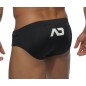 SLIP DE BAIN  NOIR ZIP ADS034 - ADDICTED