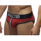 SLIP ROUGE BOTTOMLESS JOCK DOUBLE PIPING - AD305  ADDICTED