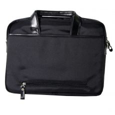 GRANDE BESACE / SAC ORDINATEUR FIGARO NOIR REFENTE DE CUIR FI6502 - TED LAPIDUS