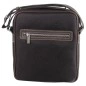 PETITE BESACE ALCAZAR MARRON CORDURA ET CUIR DE VACHETTE - TED LAPIDUS