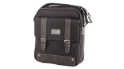 PETITE BESACE ALCAZAR MARRON CORDURA ET CUIR DE VACHETTE - TED LAPIDUS