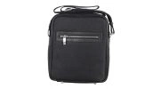 PETITE BESACE ALCAZAR NOIR CORDURA ET CUIR DE VACHETTE - TED LAPIDUS