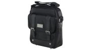 PETITE BESACE ALCAZAR NOIR CORDURA ET CUIR DE VACHETTE - TED LAPIDUS