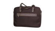 GRANDE BESACE / SAC PORTE ORDINATEUR ALCAZAR ET CUIR MARRON S4003 - TED LAPIDUS