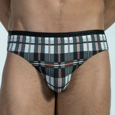 SLIP CARREAUX DUNDEE - RED11513 BIKINIBRIEF - OLAF BENZ