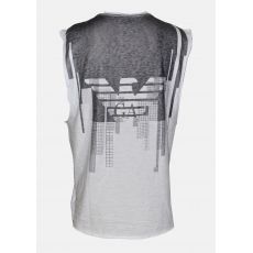 DEBARDEUR BLANC COL ROND COTON AJOURE- EA7