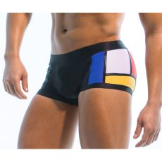 MAILLOT DE BAIN NOIR MONDRIAN BRAZIL CUT - MODUS VIVENDI