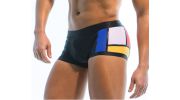 MAILLOT DE BAIN NOIR MONDRIAN BRAZIL CUT - MODUS VIVENDI