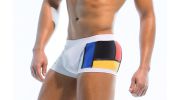 MAILLOT DE BAIN BLANC MONDRIAN BRAZIL CUT - MODUS VIVENDI