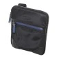 PETITE BESACE PORTE CROISE NOIR EXTRA PLATE  TAILLE S - GAMME SPORT - AZZARO
