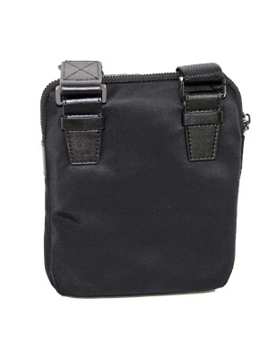 PETITE BESACE PORTE CROISE NOIR EXTRA PLATE  TAILLE S - GAMME SPORT - AZZARO