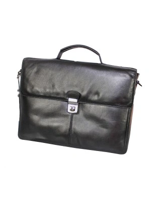 CARTABLE NOIR 100% CUIR - GAMME NIGHT - AZZARO