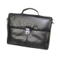 CARTABLE NOIR 100% CUIR - GAMME NIGHT - AZZARO