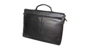 CARTABLE NOIR 100% CUIR - GAMME NIGHT - AZZARO