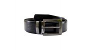 CEINTURE REVERSIBLE REFENTE DE CUIR DE 3,5 CM BOUCLE ARDILLON  Z1391346