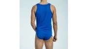 DEBARDEUR BLEU ROYAL EN MESH  CARRESHIRT RED1516 - OLAF BENZ