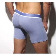 BOXER LONG NAVY PIQUE WAISTBAND UN140 - ES COLLECTION