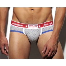 SLIP GRIS NECKTIE PRINT UN135 - ES COLLECTION