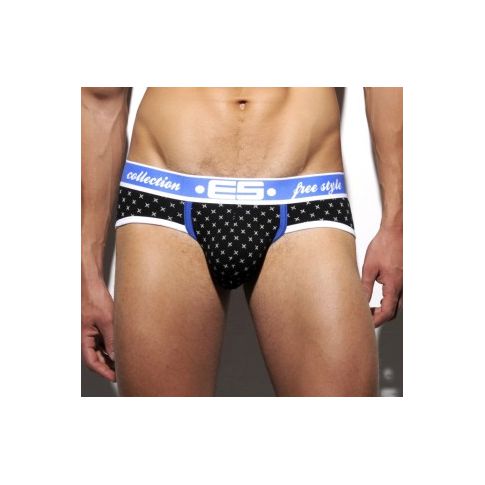 SLIP NOIR NECKTIE PRINT UN135 - ES COLLECTION