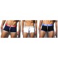 PACK DE 3 BOXERS COTON NOIR/BLANC/NAVY - ES COLLECTION
