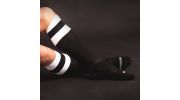 CHAUSSETTES FOOTBALL HAUTE NOIR/BLANC - BARCODE