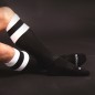 CHAUSSETTES FOOTBALL HAUTE NOIR/BLANC - BARCODE