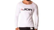 T-SHIRT DE SPORT MANCHES LONGUES BLANC 0221  - JOR