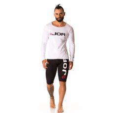 T-SHIRT DE SPORT MANCHES LONGUES BLANC 0221  - JOR