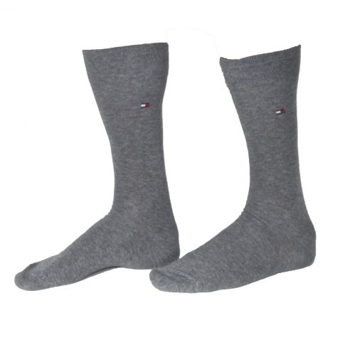 CHAUSSETTES PACK 2 PAIRES GRIS - TOMMY HILFIGER CHAUSSETTES PACK 2 PAIRES GRIS - TOMMY HILFIGER