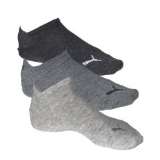  LOT DE 3 PAIRES CHAUSSETTES INVISBLES NOIR SPORTLIFESTYLE  - PUMA