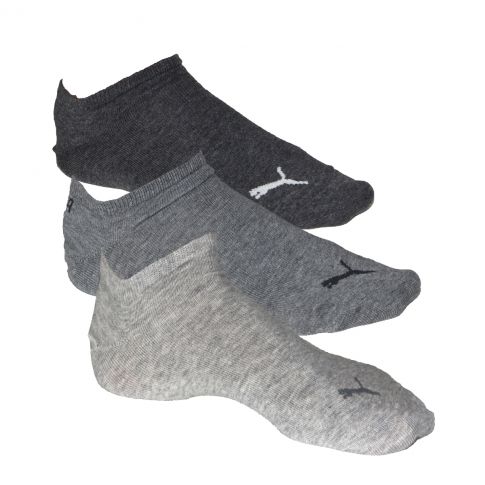  LOT DE 3 PAIRES CHAUSSETTES INVISIBLES GRIS SPORTLIFESTYLE  - PUMA