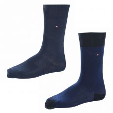 CHAUSSETTES MARINES MAILLES MOYENNES - TOMMY HILFIGER