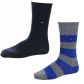 CHAUSSETTE PACK 2 PAIRES MARINE RUGBY - TOMMY HILFIGER