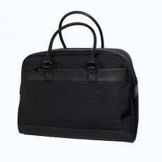 SAC WEEK END NOIR ROME II EN TOILE ET CUIR - CHABRAND