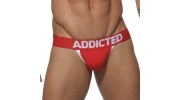 JOCK STRAP ROUGE XXXL AVEC PACK UP AMOVIBLE - AD205  ADDICTED