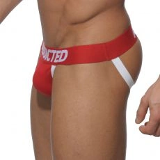 JOCK STRAP ROUGE XXXL AVEC PACK UP AMOVIBLE - AD205  ADDICTED