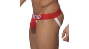 JOCK STRAP ROUGE XXXL AVEC PACK UP AMOVIBLE - AD205  ADDICTED