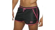 SHORT DE BAIN NOIR PIPPING BASIC ADS070 - ADDICTED